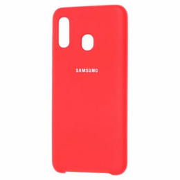 Чехол Samsung A30 Silicone Cover Red