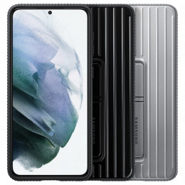 Чехол-накладка Samsung Galaxy S21 Plus Protective Standing Cover Silver