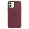 Чехол iPhone 12/12 Pro Silicone Case MagSafe Plum в рассрочку без первоначального взноса и переплат