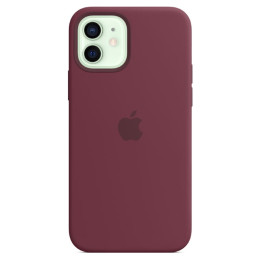 Чехол iPhone 12/12 Pro Silicone Case MagSafe Plum