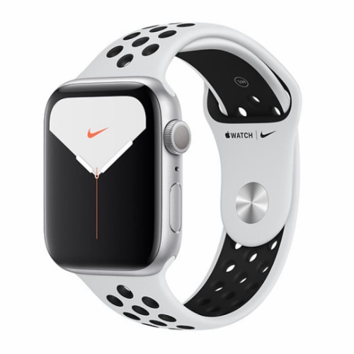Apple Watch S5 NIKE 44mm Silver Aluminum / Pure Platinum Sport Band в рассрочку без первоначального взноса и переплат