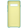 Чехол Samsung Galaxy S10 Plus Silicone Cover Green в рассрочку без первоначального взноса и переплат