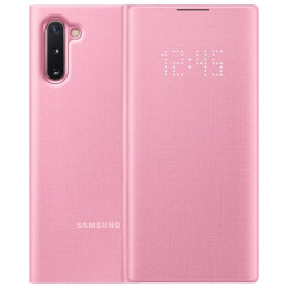 Чехол Samsung Note 10 LED View Cover Pink