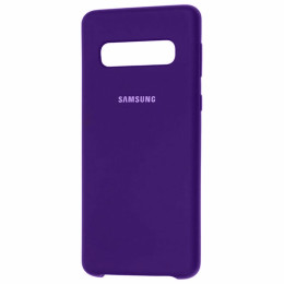 Чехол Samsung S10 Plus Silicone Cover Violet