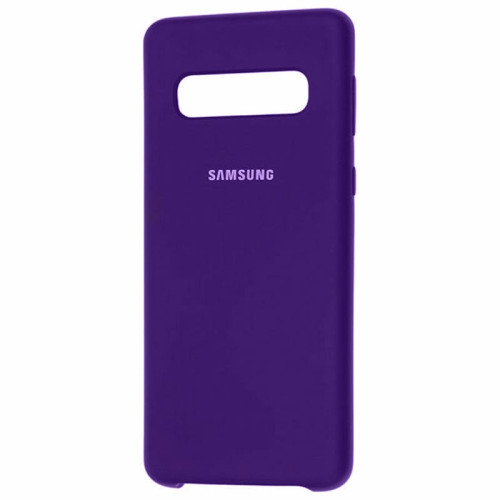 Чехол Samsung S10 Silicone Cover Violet в рассрочку без первоначального взноса и переплат