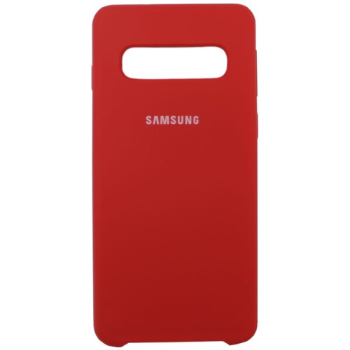 Чехол Samsung S10 Plus Silicone Cover Red в рассрочку без первоначального взноса и переплат