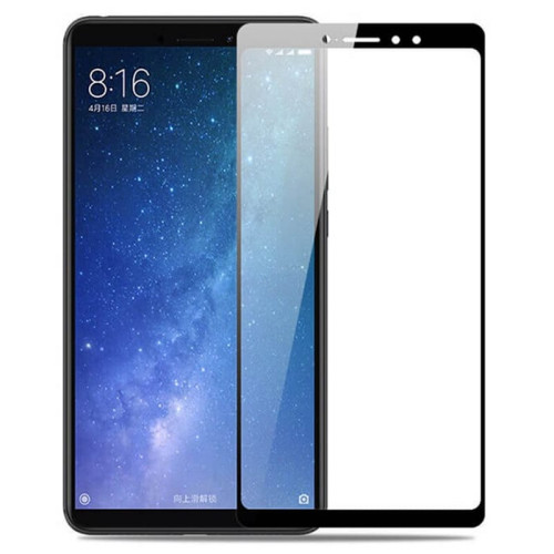 Защитное стекло 3D для Xiaomi Mi Max 3 Черное в рассрочку без первоначального взноса и переплат