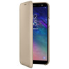 Чехол Samsung Galaxy A6 Wallet Cover Gold в рассрочку