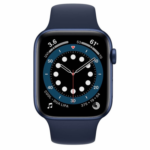 Apple Watch S6 44mm Blue Aluminum Case / Blue Sport Band в рассрочку без первоначального взноса и переплат