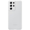 Чехол-накладка Samsung Galaxy S21 Ultra Silicone Cover Light Grey в рассрочку