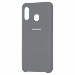 Чехол Samsung A30 Silicone Cover Gray
