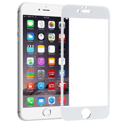 Защитное стекло 3D для iPhone 6/6S Белое в рассрочку без первоначального взноса и переплат