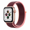 Apple Watch SE 40mm (Cellular) Gold Aluminum Case / Plum Sport Loop в рассрочку