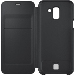 Чехол Samsung Galaxy J6 Wallet Cover Black