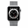 Apple Watch S6 40mm (Cellular) Silver Stainless Steel Case / Silver Milanese Loop в рассрочку без первоначального взноса и переплат