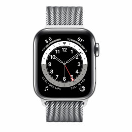 Apple Watch S6 40mm (Cellular) Silver Stainless Steel Case / Silver Milanese Loop