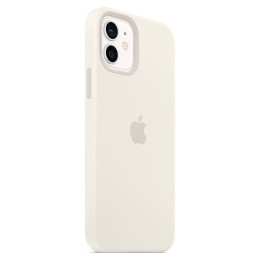 Чехол iPhone 12/12 Pro Silicone Case MagSafe White
