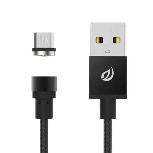 Кабель magnetic charging MicroUSB - USB (черный) в рассрочку без первоначального взноса и переплат