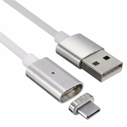 Кабель magnetic charging Type-C - USB (белый)