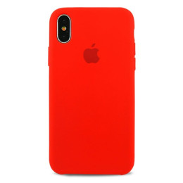 Чехол iPhone XS Max Silicone Case Red