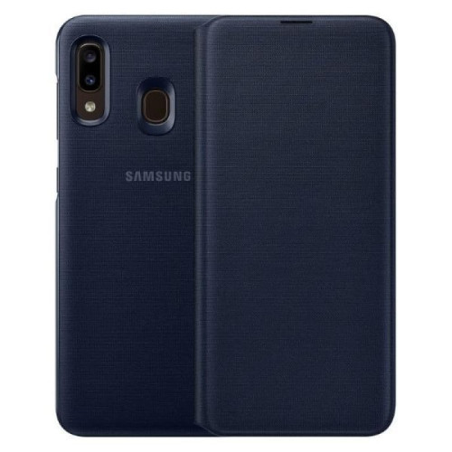 Чехол Samsung Galaxy A20 Wallet Cover Black в рассрочку без первоначального взноса и переплат