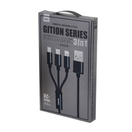 Кабель USB 3 in 1 (1м)