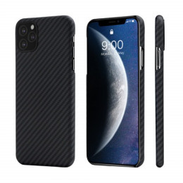 Кевларовый Чехол Pitaka Для Apple IPhone 11 Pro Max (Черно-Серый)