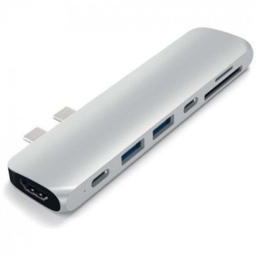 USB-хаб Satechi Aluminum Type-C Pro Hub Adapter для MacBook Pro 13”/15” в рассрочку без первоначального взноса и переплат