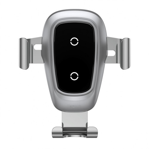 Беспроводная зарядка-автодержатель Baseus Metal Wireless Charger Gravity Car Mount в рассрочку без первоначального взноса и переплат