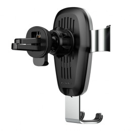 Беспроводная зарядка-автодержатель Baseus Metal Wireless Charger Gravity Car Mount