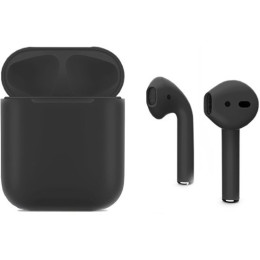 Беспроводные наушники Apple AirPods 2 чёрный матовый (полная покраска)