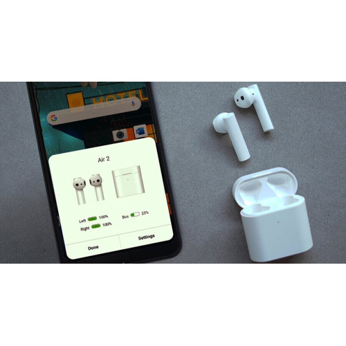 Беспроводные наушники Xiaomi Mi AirDots Pro 2 белый в рассрочку без первоначального взноса и переплат