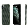 Чехол Pitaka для Apple iPhone 11 Pro Max черно-зеленый
