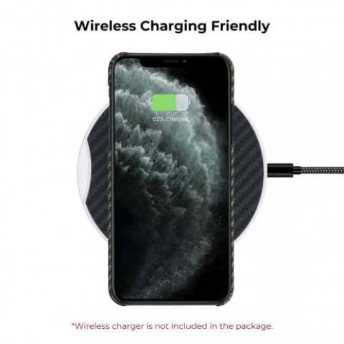 Чехол Pitaka для Apple iPhone 11 Pro Max черно-зеленый в рассрочку без первоначального взноса и переплат