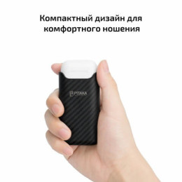 Чехол Pitaka Air Pal для AirPods черный