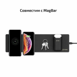 Чехол Pitaka Air Pal для AirPods черный