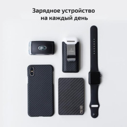 Чехол Pitaka Air Pal для AirPods черный