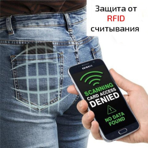 Визитница MagEZ UE Pitaka с 6 отсеками из углеволокна в рассрочку без первоначального взноса и переплат