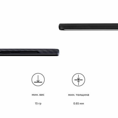 Чехол для Samsung Galaxy Note 10 plus Pitaka черно-серый в рассрочку без первоначального взноса и переплат