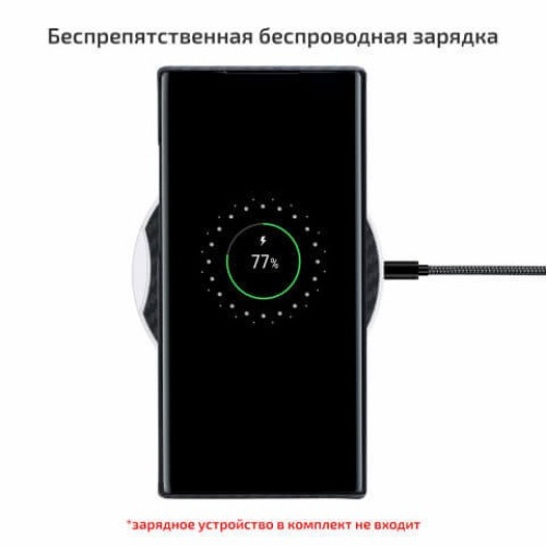 Чехол для Samsung Galaxy Note 10 plus Pitaka черно-серый в рассрочку без первоначального взноса и переплат