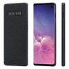 Чехол для Samsung Galaxy S10 MagEZ Case Pitaka черно-серый в полоску