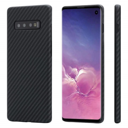 Чехол для Samsung Galaxy S10e MagEZ Case Pitaka черно-серый в полоску в рассрочку без первоначального взноса и переплат