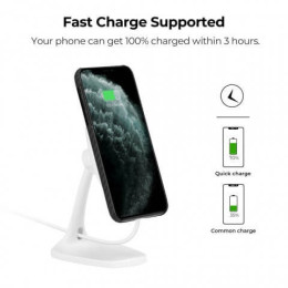 Зарядное устройство для iPhone XS от MagEZ Pitaka Mount Qi desktop белый
