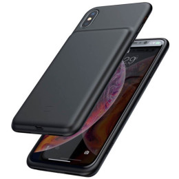 Чехол-аккумулятор Baseus для iPhone XS MaxLiqui Silicone Smart Power черный