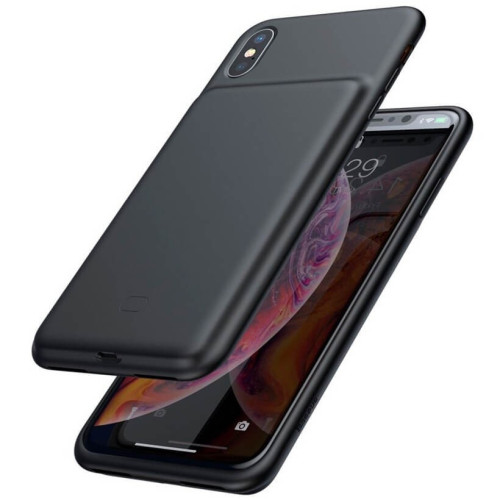 Чехол-аккумулятор Baseus для iPhone XS MaxLiqui Silicone Smart Power черный в рассрочку без первоначального взноса и переплат