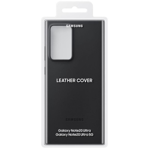 Чехол Samsung Galaxy Note 20 Ultra Leather Cover Black в рассрочку без первоначального взноса и переплат