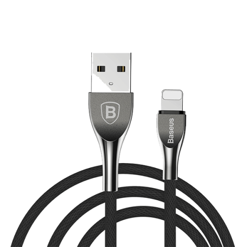 Кабель USB Baseus Mageweave Zinc Alloy Cable lightning 2 A 1 м (черный) в рассрочку без первоначального взноса и переплат