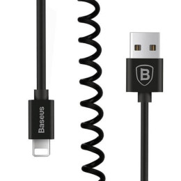 Кабель Baseus Elastic Data Cable for Lightning (пружинного типа)