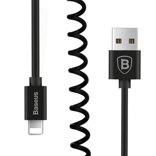 Кабель Baseus Elastic Data Cable for Lightning (пружинного типа) в рассрочку без первоначального взноса и переплат
