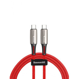 Кабель Baseus Water Drop-shaped Lamp Type-C PD2.0 60W Cable 20V 1м красный